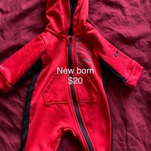 Baby boy Puma’s zip one piece, Size new born